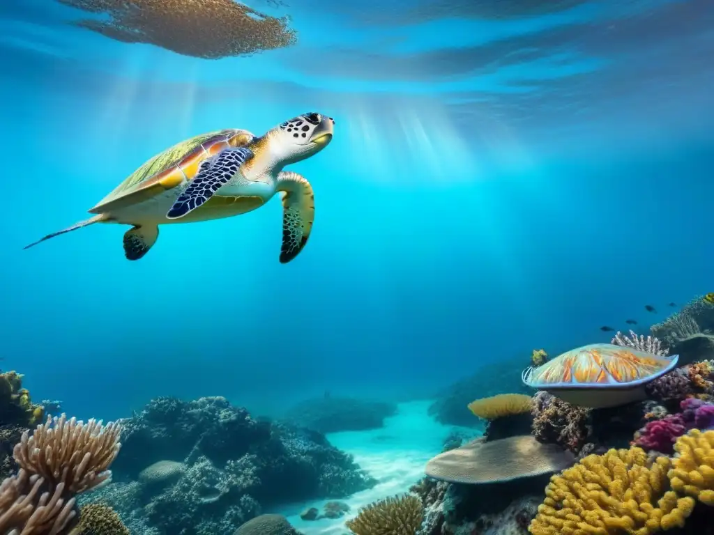 Explora la vida marina en un arrecife de Centroamérica Un emocionante paisaje submarino en Centroamérica, destacando la diversa vida marina y la importancia de la Ley de pesca sostenible Centroamérica