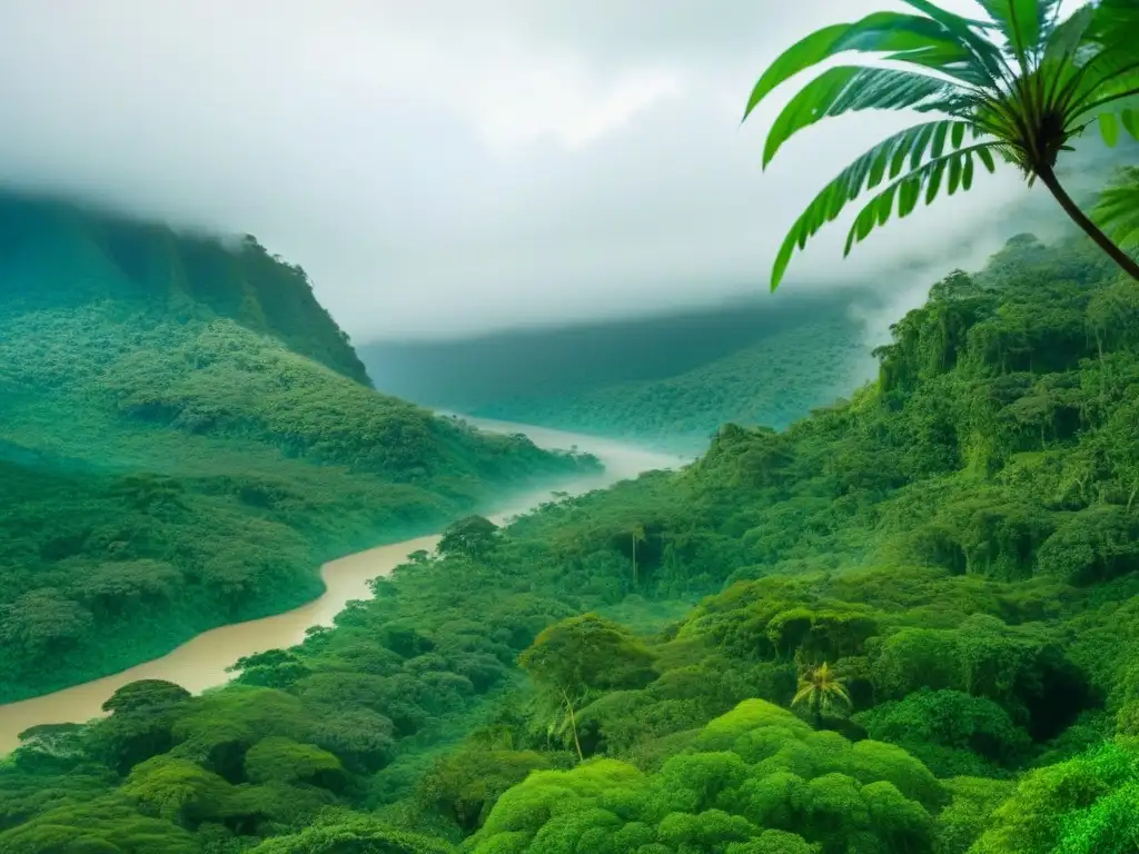 Un grupo diverso de turistas explorando la exuberante jungla de Panamá con un guía local señalando flora y fauna única
