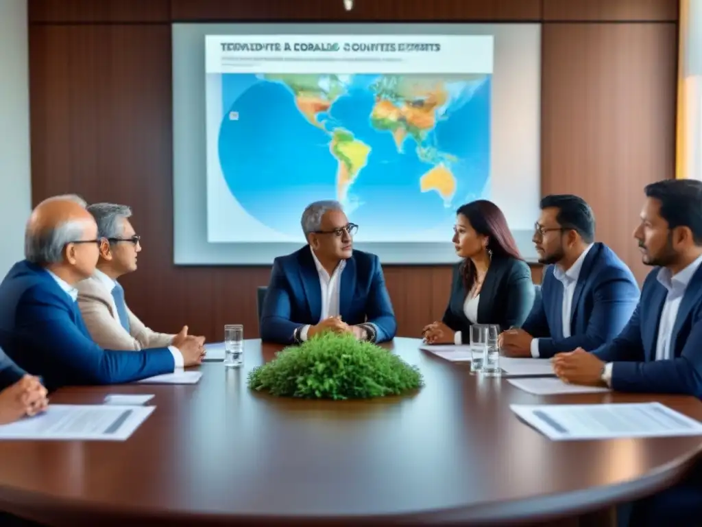 Intenso debate entre expertos del arbitraje internacional de países andinos, intercambiando ideas y conocimientos