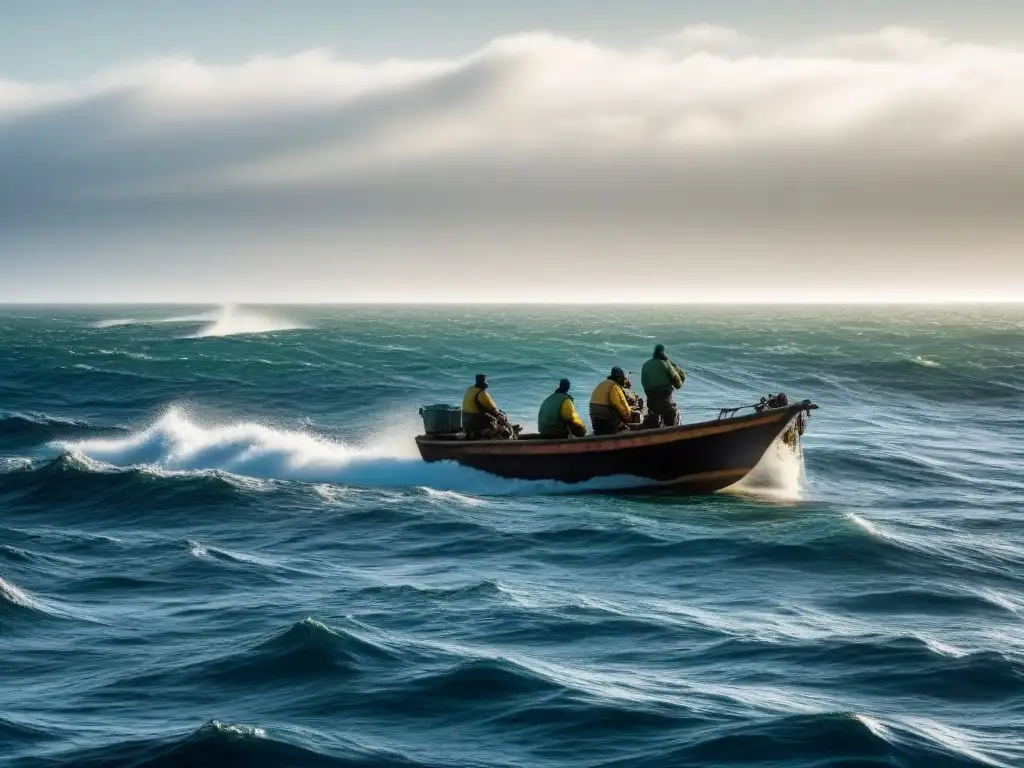 Pescadores del Cono Sur trabajan en equipo, cumpliendo reglamentos pesca alto mar