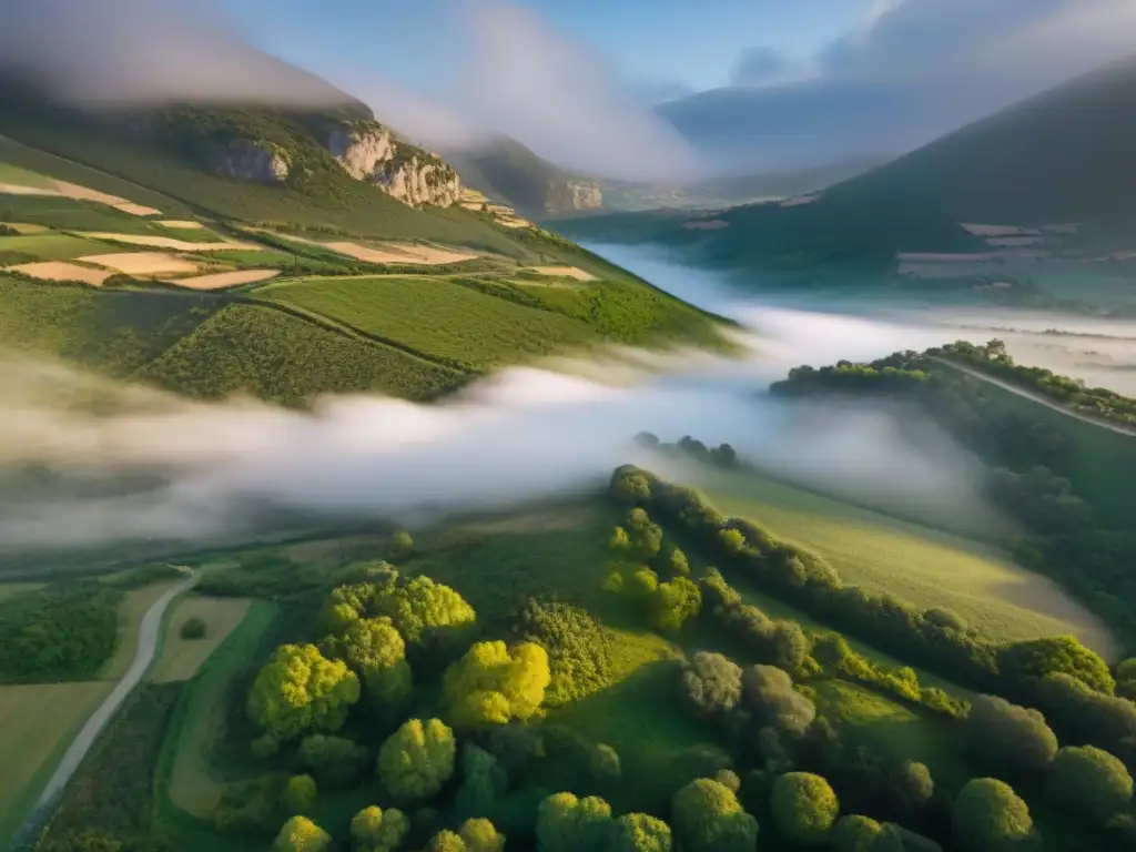 Vista aérea de zona restringida en España con letrero 'Zona Sin Drones', destacando la importancia de respetar regulaciones vuelo drones España