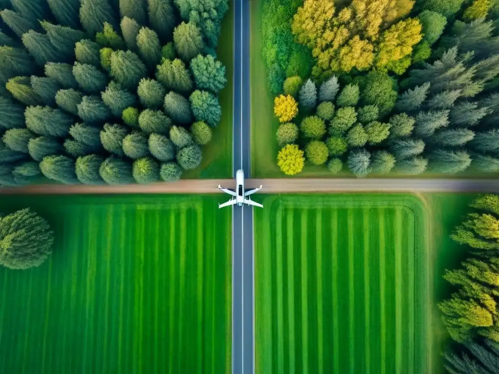 Zona restringida para drones en España, destacando la importancia de las regulaciones de vuelo drones España